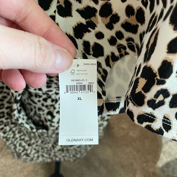 BNWT Leopard print Old Navy dress as XL - Picture 3 of 3